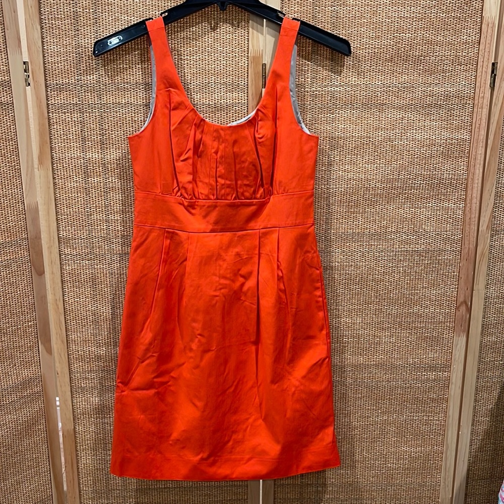 JCrew Factory orange dress- NWT- size 6